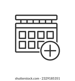 Icono de Añadir calendario - Icono de fecha