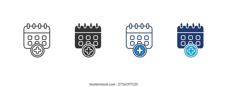 Agregar Colección de estilos múltiples al conjunto de iconos de calendario