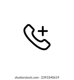 Add call icon	outline icon for web, ui, and mobile apps