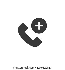 Add call icon. Phone symbol modern, simple, vector, icon for website design, mobile app, ui. Vector