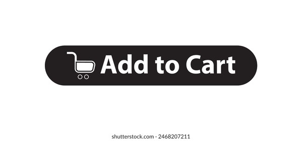 add to cart button, vector icon