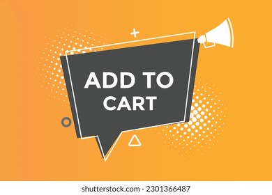 Añadir al carrito plantillas de banner web con botón. Ilustración vectorial 
