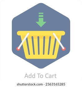 Add To Cart icon concept