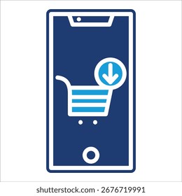 Add To Cart Icon Element For Design