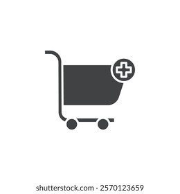 add to cart icon Flat logo set collection