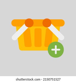 Añadir icono de carro en estilo plano, usar para presentación de aplicaciones móviles del sitio web
