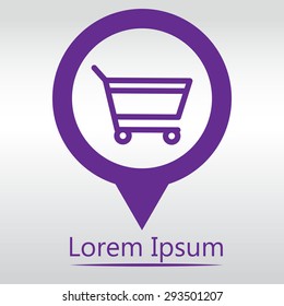 add to cart, icon map pin.