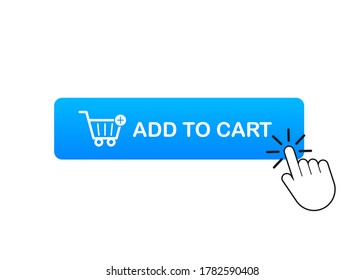 Add to cart icon. Shopping Cart icon. Vector stock illustration