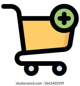 Add To Cart icon symbol. Vector illustration.