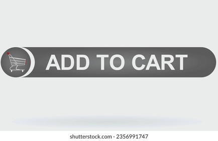 Añadir al icono de carro. vector
