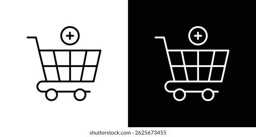 Colección de Vector del icono del Carrito. ilustración de la muestra del Vector