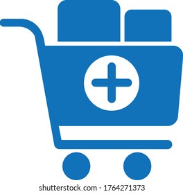 Add to cart icon vector illustration