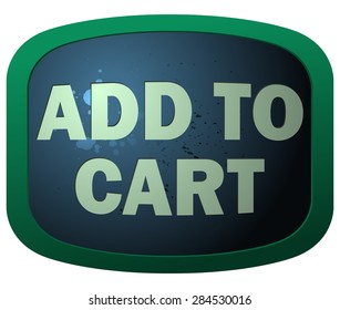Add to Cart Icon, Vector Illustration. 