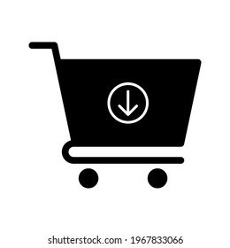 Add to cart, add, cart icon vector image. Can also be used for project management. Suitable for use on web apps, mobile apps and print media.