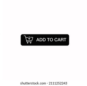 Add To Cart icon vector on a white background