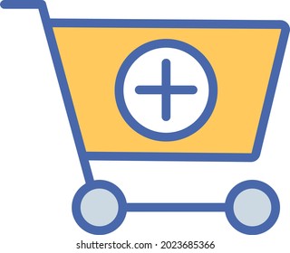 Add Cart Isolated Vector icon which can easily modify or edit

