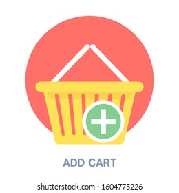 Add cart Items icon concept