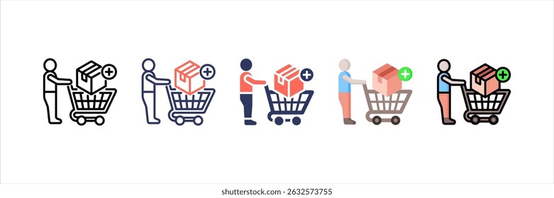 Add To Cart Multi Style Icon Set