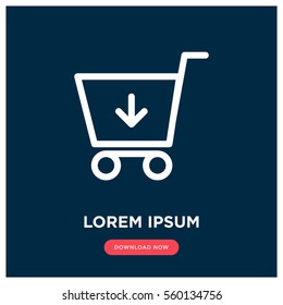 Add to cart vector icon