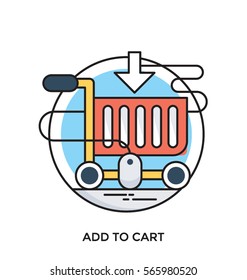 Add to Cart Vector Icon