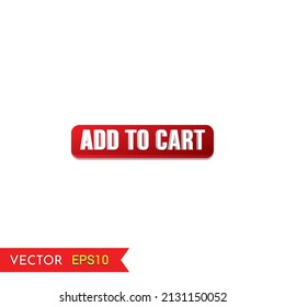 Add to cart vector icon or button