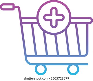 Add To Cart vector icon. Can be used for printing, mobile and web applications.