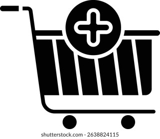 Add To Cart vector icon. Can be used for printing, mobile and web applications.