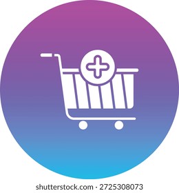 ícone de vetor Adicionar ao carrinho. Pode ser usado para impressão, aplicativos móveis e da Web.