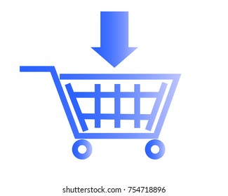 add to cart vector illustration icon 