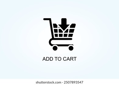 Add To Cart Vector Or Logo Sign Symbol Illustration