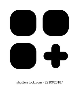 Add Category Icon Vector Symbol Design Illustration