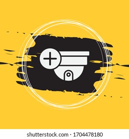 Add CCTV Icon Vector Illustration Eps10