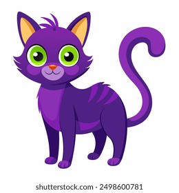 add charm to your projects with our "a cartoon cat isolated vector illustration." perfect for digital downloads, crafting, and decor, this cute kitty will bring smiles to any design.