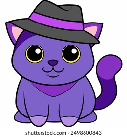 add charm to your projects with our "a cartoon cat isolated vector illustration." perfect for digital downloads, crafting, and decor, this cute kitty will bring smiles to any design.