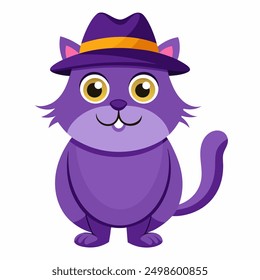 add charm to your projects with our "a cartoon cat isolated vector illustration." perfect for digital downloads, crafting, and decor, this cute kitty will bring smiles to any design.