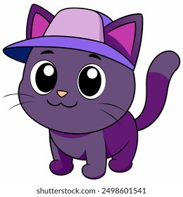 add charm to your projects with our "a cartoon cat isolated vector illustration." perfect for digital downloads, crafting, and decor, this cute kitty will bring smiles to any design.