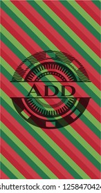 Add christmas emblem.