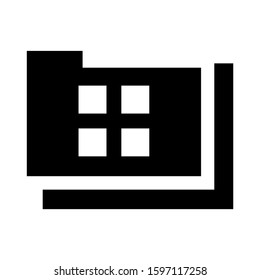 add to collection icon isolated sign symbol vector illustration - high quality black style vector icons
