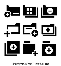 add to collection icon isolated sign symbol vector illustration - Collection of high quality black style vector icons
