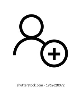 add contact sign icon vector