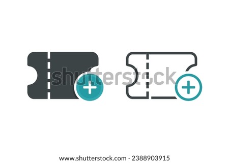 Add coupon voucher. Illustration vector