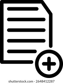 Adicionar ícone de dados com linha e estilo simples


