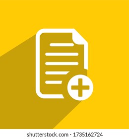 ADD DOCUMENT ICON , NEW DOCUMENT ICON