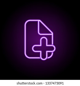 add document icon. Web icons universal set for web and mobile
