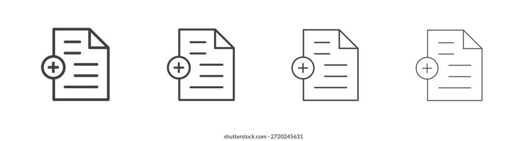 Agregue íconos de documentos para gráficos y Diseños web.