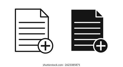 Add document icons on white background for web