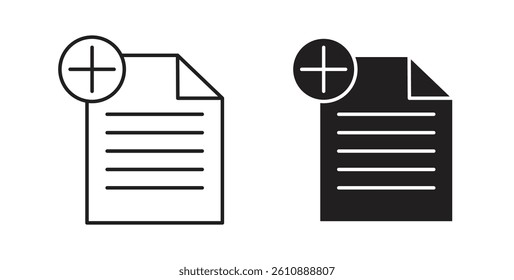 Add document vectors icons graphics