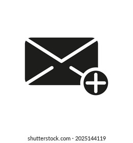 add email, compose email, create message icon. vector