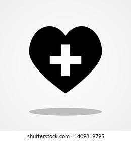 Add Favorite Heart Icon with Gray Shadow