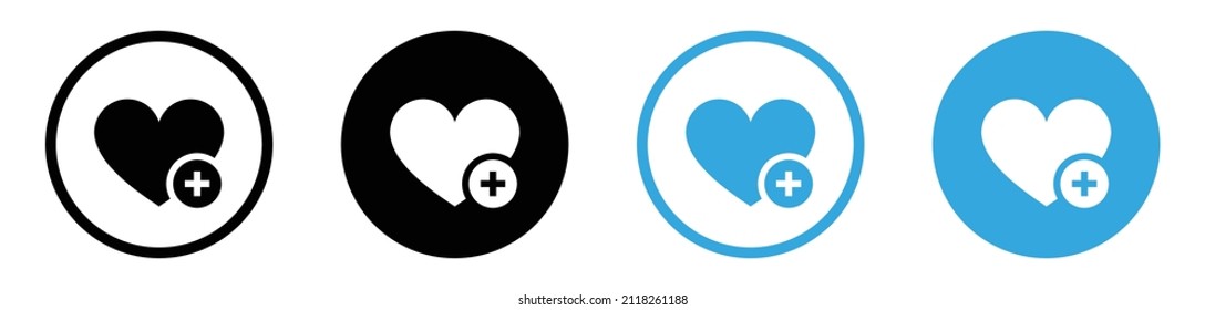 add to favorite icon heart plus icon - save icon bookmark symbol	
